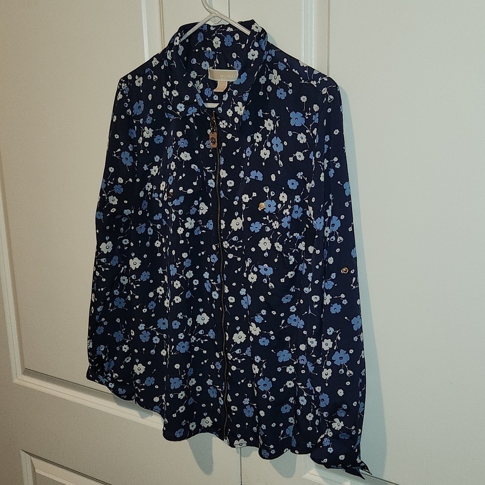 Michael Kors Blouse Flower Print - Picture 3 of 4